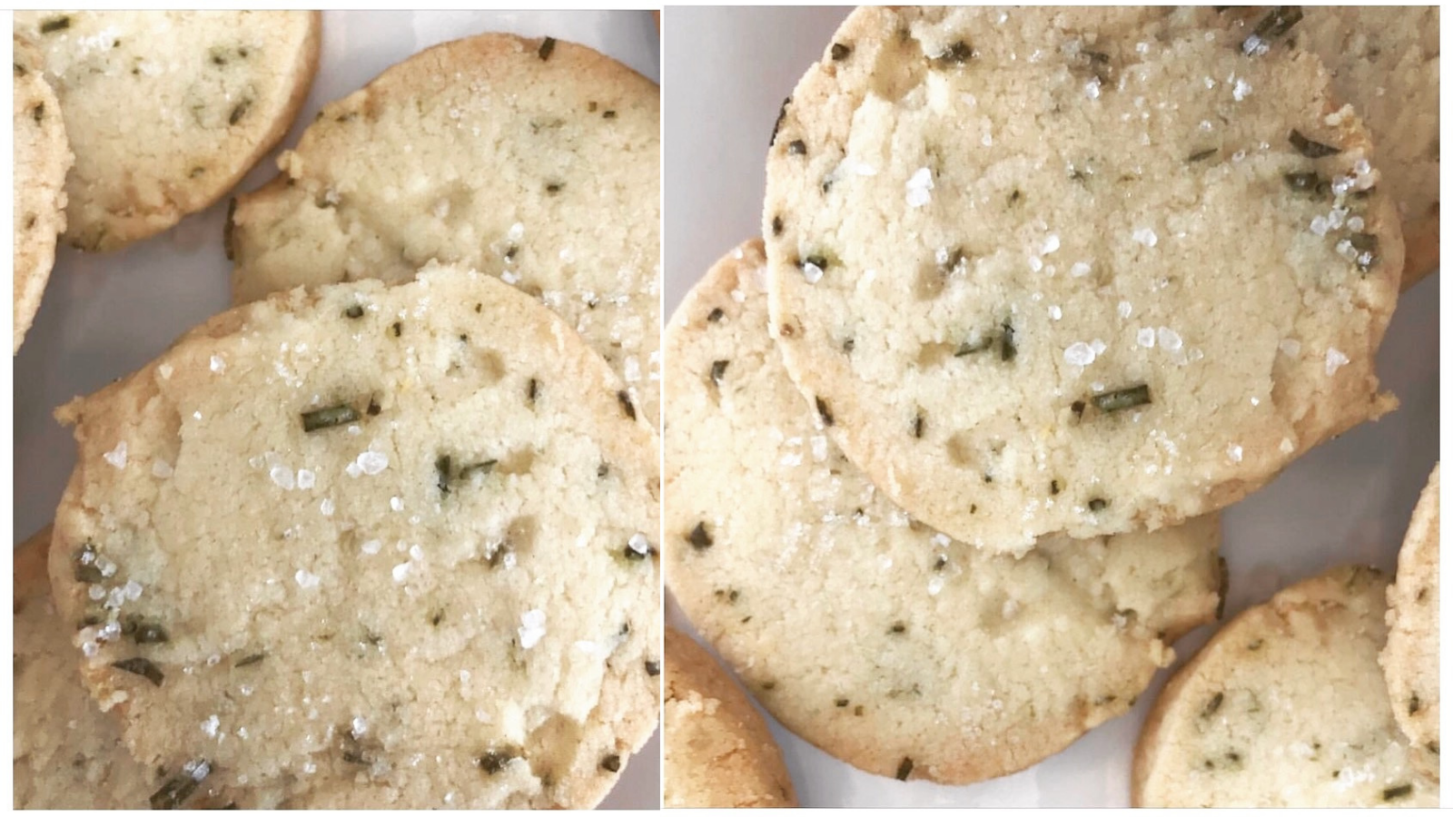 Rosemary Shortbread Cookies