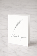 Thank You Card - Wheat