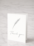Thank You Card - Wheat