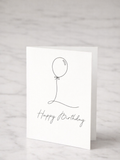 Birthday Card - Balloon