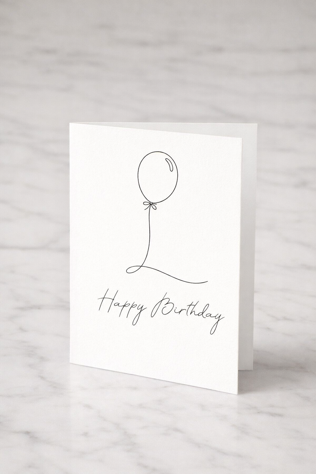 Birthday Card - Balloon