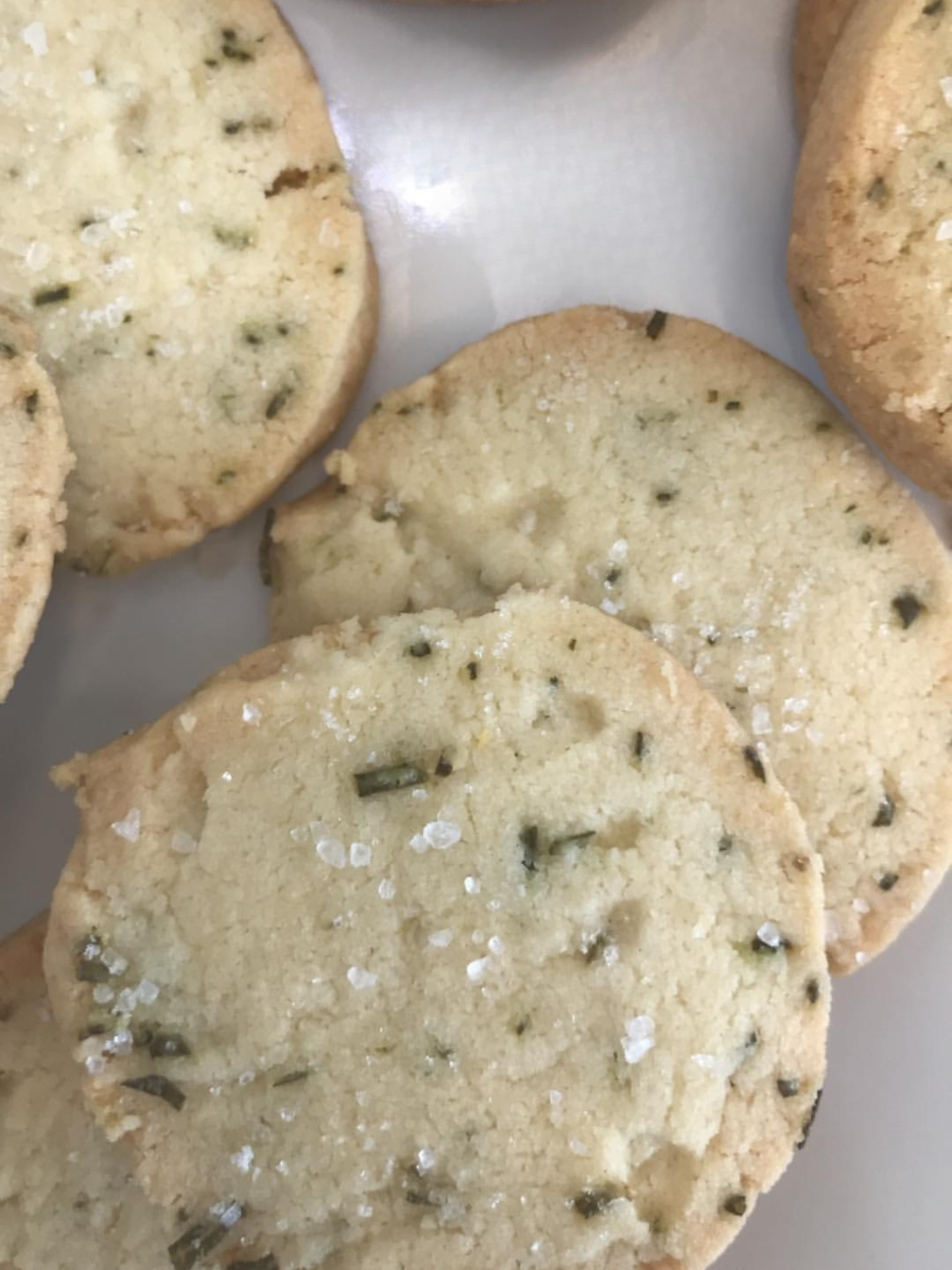 Rosemary Sea Salt Shortbread