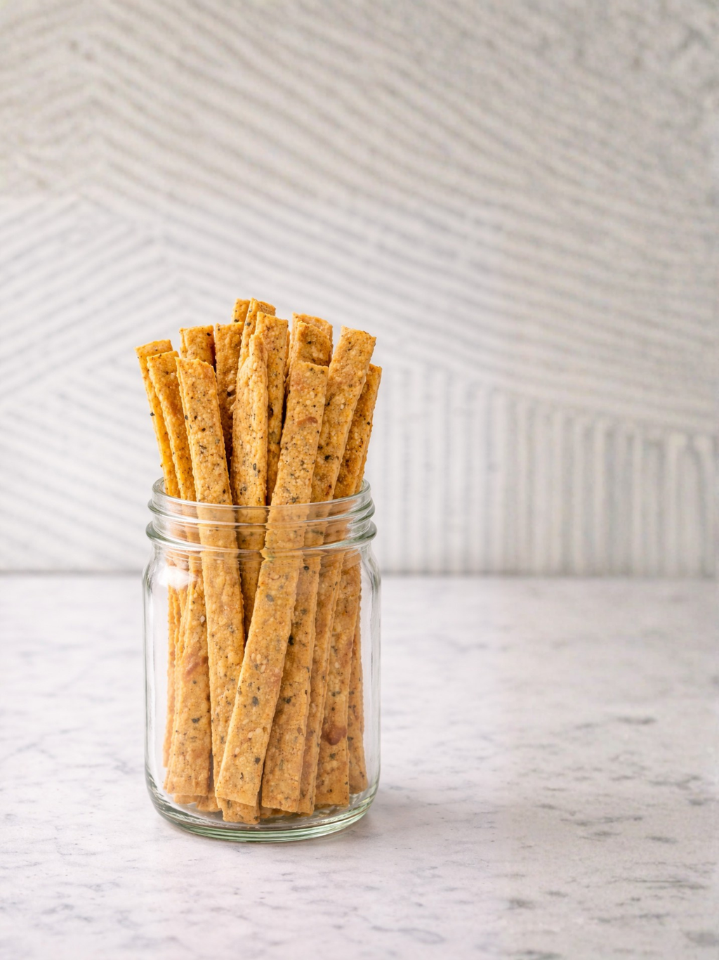 Seeded Sourdough Crackers